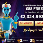 No deposit bonus free spins worth £88 on £2 million jackpot slot