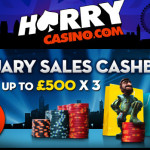 Harry Casino January 2014 Sales & CASHBACKS on losses