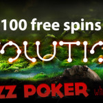 100 Evolution Free Spins available at Buzz Pokers Casino