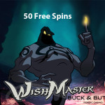 [Today Only] Get 50 Wishmaster Slot Free Spins at Buck and Butler Casino