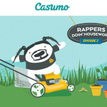 Rappers Doin HouseworkS01E02: Snoop Frog delivers a 100% Bonus & 20 Wishmaster FreeSpins at Casumo