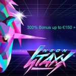 NetEnt’s New Slot release for June 2015 is live at Betsafe.Play the Neon Staxx Slot with our Exclusive 300% Bonus