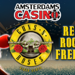 75 Guns N Roses Slot FreeSpins + 300% Bonus at Amsterdams Casino this weekend only