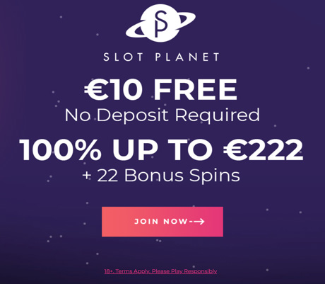 Slot planet 22 free spins free