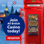 All British Casino Exclusive 100% Bonus up to £/€/$100 + 10% CashBack