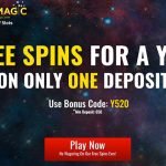 Use our EXCLUSIVE Slots Magic Casino bonus code to unlock Free Spins for 1 year