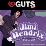 50 Jimi Hendrix Free Spins + MASSIVE 250% Bonus + 10 Free Spins for first time depositors at Guts Casino