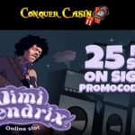 Conquer Casino June 2016 Free Spins: 25 Free Spins No Deposit Required &  £$€800 Bonus package + 10 free spins