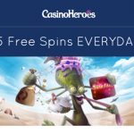 55 Star Fall Slot Free Spins available EVERYDAY at CasinoHeroes