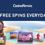 Summer Bonus Spins are Here! Get 55 Free Spins on various slots EVERYDAY at CasinoHeroes