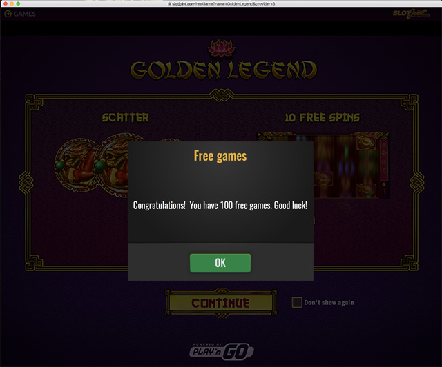 No deposit free spins