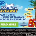BGO Casino Luxury Getaway Promotion 2018 – win a luxury trip to amazing destinations around the world!