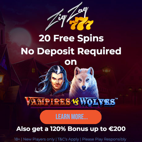 ZigZag777 no deposit free spins