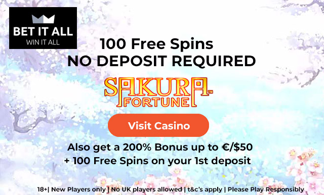 Bet it All Free Spins No Deposit