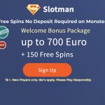 EXCLUSIVE Slotman Casino No Deposit Free Spins. Get 25 Free Spins NO DEPOSIT REQUIRED + 100% Bonus & 60 Free Spins on deposit