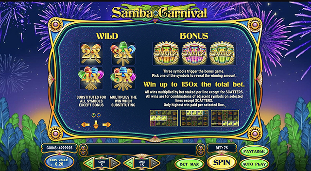 Samba Carnival Slot