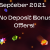 The Best September 2021 No Deposit Free Spins Offers are now LIVE!