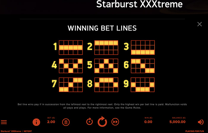 Starburst XXXtreme Slot Review