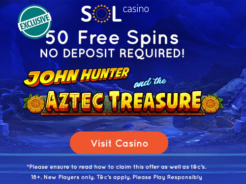 SOL Casino: 50 Free Spins | No Deposit Bonus 2024