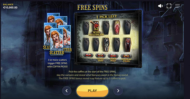 Free Spins Bonus Round Blood Suckers